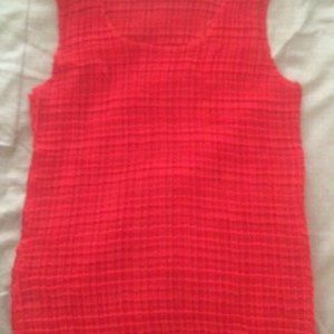 Babette Mini Box Tank- BRAND NWT - Size M, Orange/Red - Retail $148